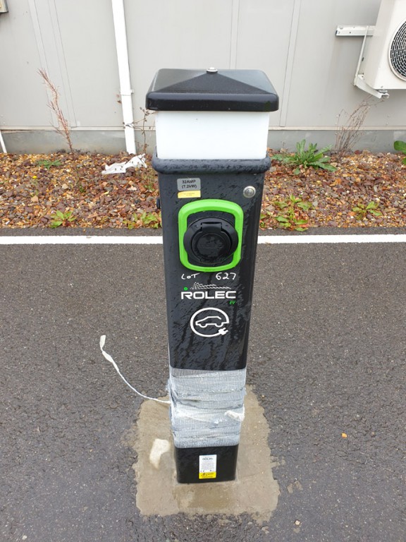 Rolec EV single station electric car charging poin...