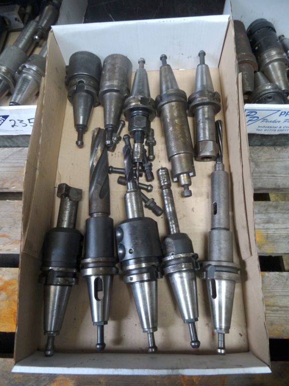 10x BT 40 tool holders  - lot located at: Poleswor...