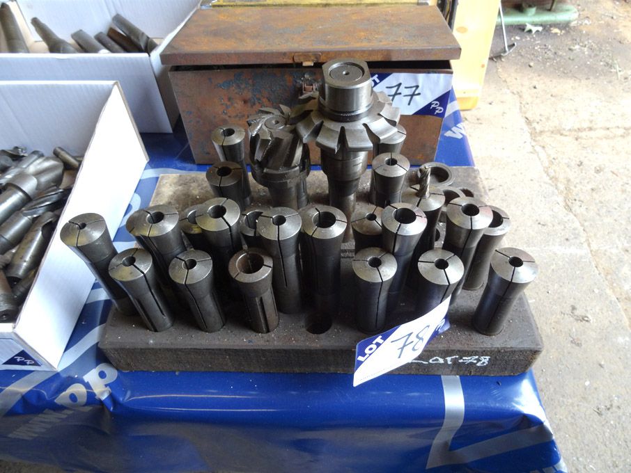 Qty various Hardinge etc metric / imperial R8 coll...