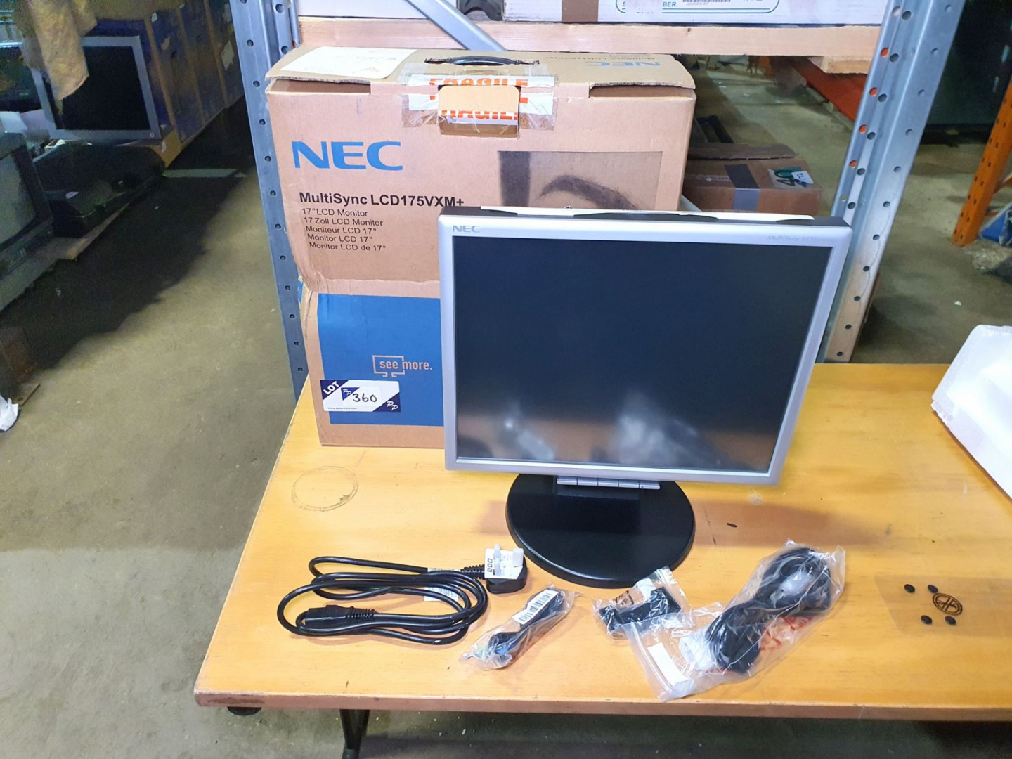 NEC 17" LCD monitor (boxed)