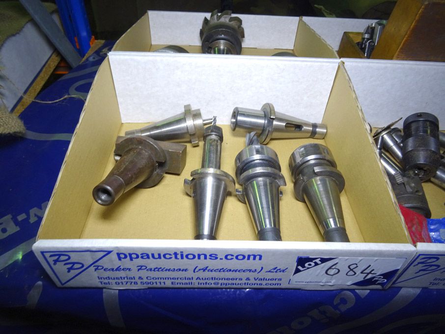Qty various tool, collet holders etc - lot located...