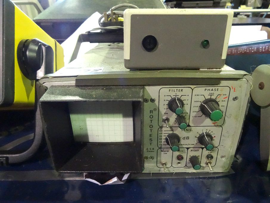 Rototest eddy current tester (for holes) with char...