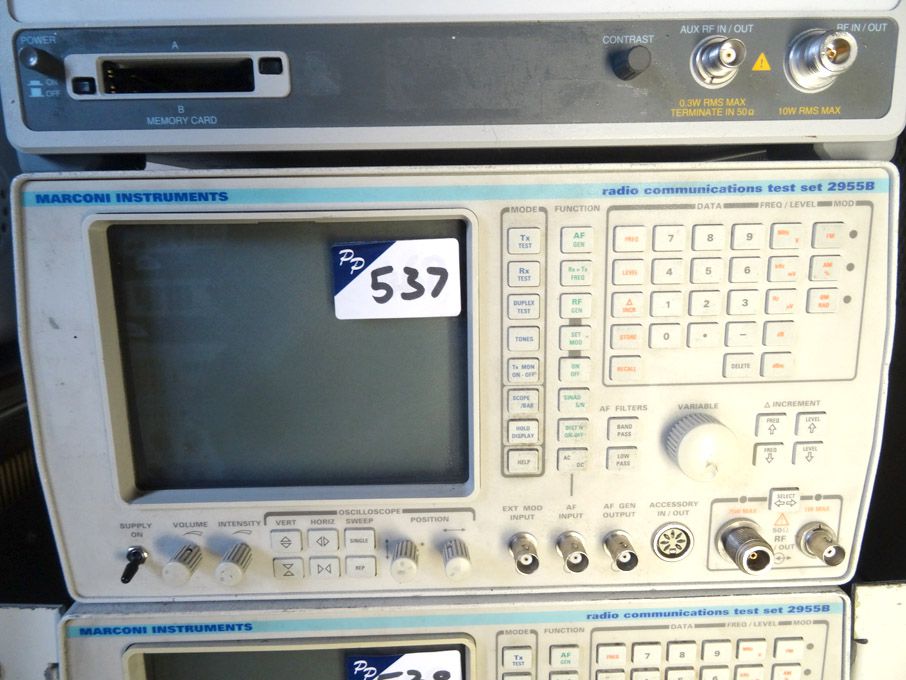 Marconi 2955B radio communications test set  - lot...