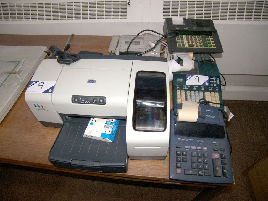 HP Business Jet 1000 colour inkjet printer, 5x Cas...